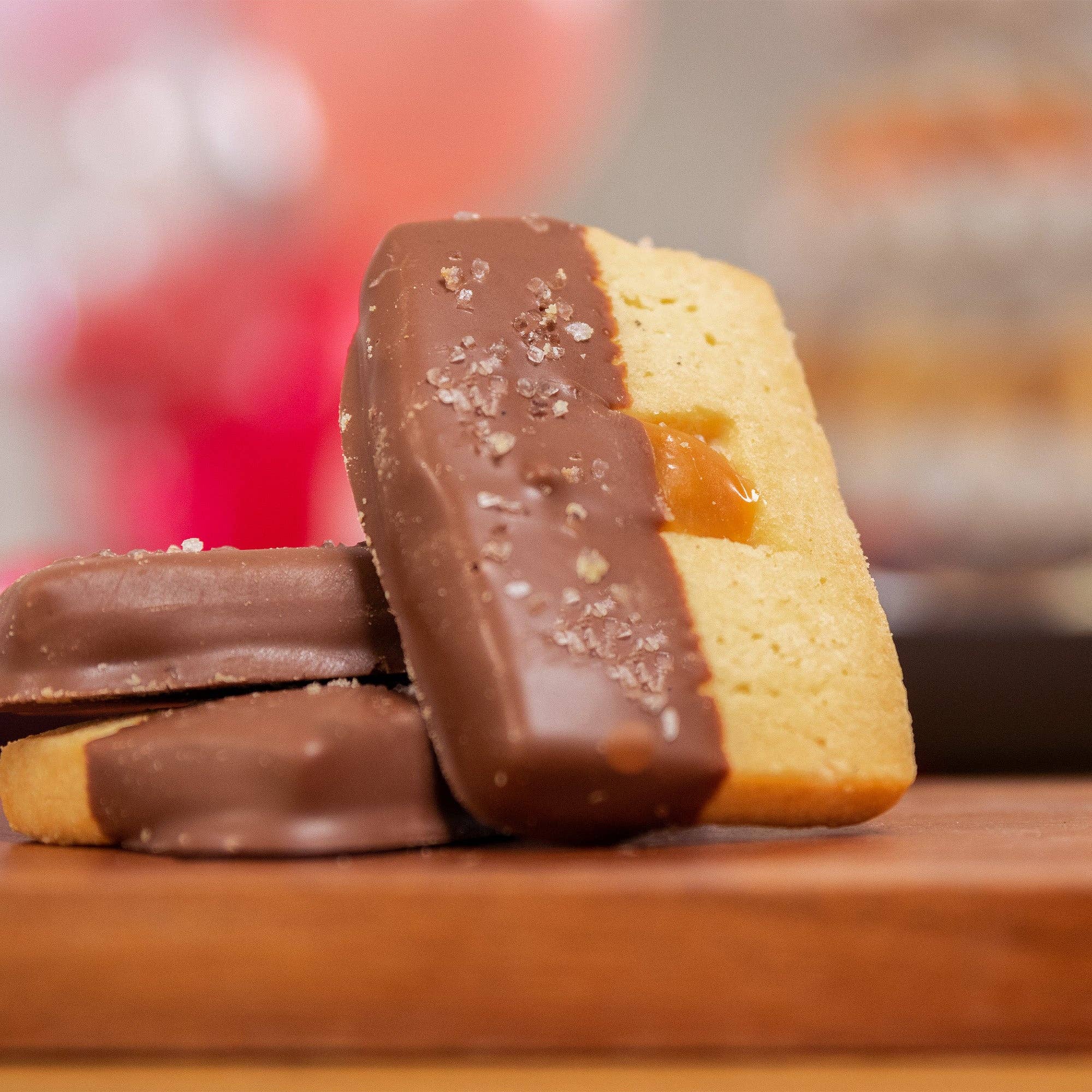 Kelley's Kookies - Wholesale Cookie - Chocolate Caramel Sea Salt Shortbread1