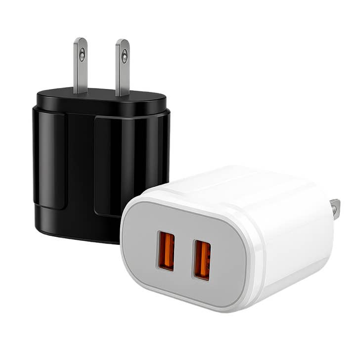 5V 2A Fast Charging Dual USB Wall Charger for wholesale by Rite Distribution