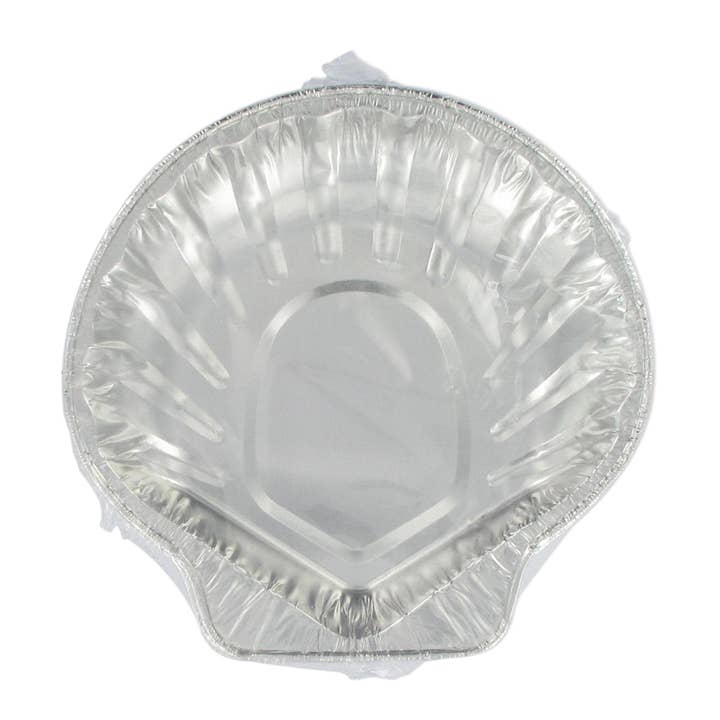 Fackelmann - Wholesale Disposable Plate - Set of 10 Fackelmann aluminum scallop dishes