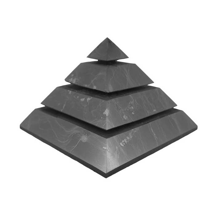 Vives de la Cortada S.L - Wholesale Spiritual Stone/Crystal - Sakkara Shungite Pyramid 10x10cm0