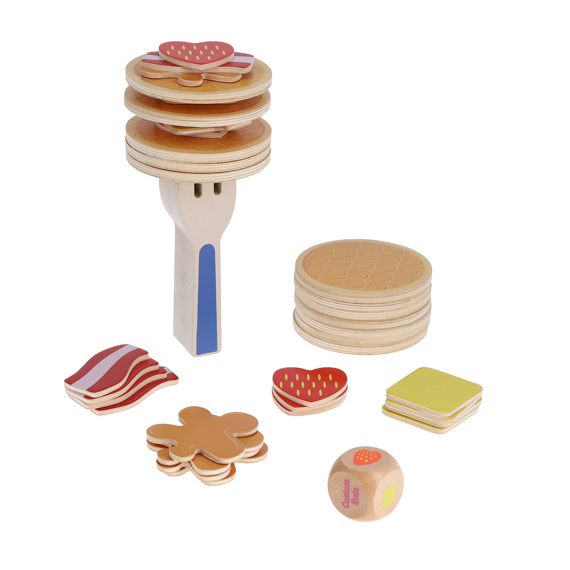 Chronicle Books - Wholesale Stacking Game - Waffle Topple2