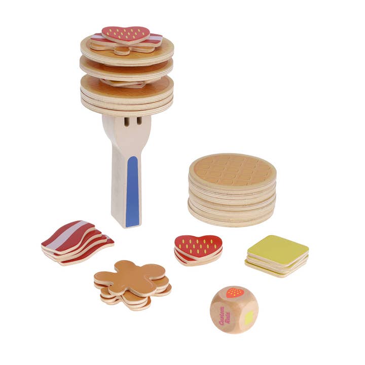 Chronicle Books - Wholesale Stacking Game - Waffle Topple2