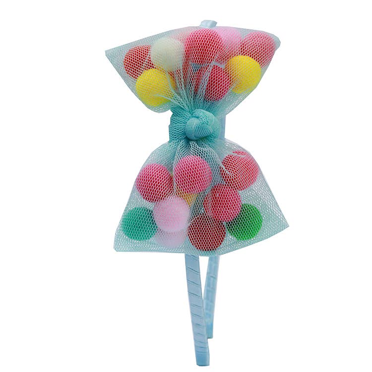 Sparkle Sisters by Couture Clips – Bandana - Crianças por atacado – Tiara de arco Pom Pom5