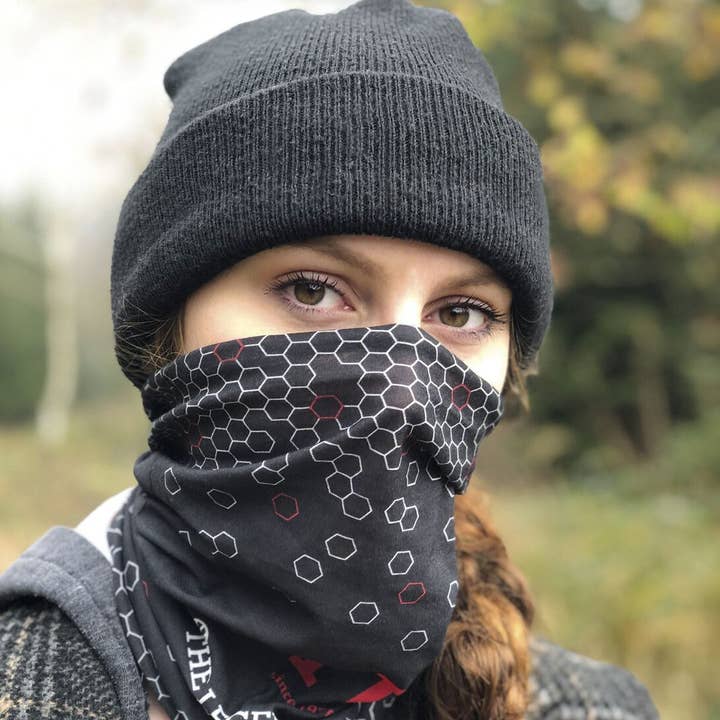 VW Collection by BRISA - Wholesale Scarf - Unisex - VW GTI Sport Leisure Tube Scarf Gaitor Mask Headwear - BK