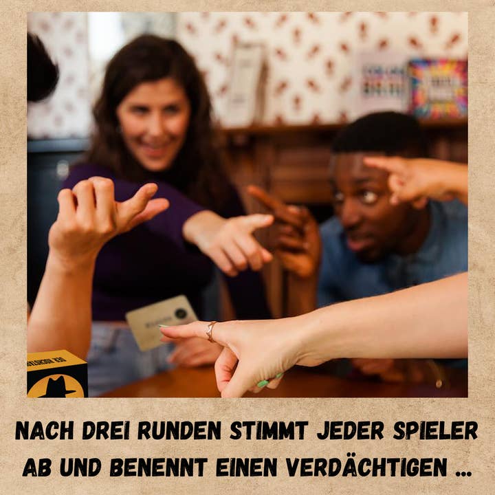 Oh Happy Games - Jeux de société – Jogo de tabuleiro por atacado – The Impostor – Você consegue desmascará-lo? Jogo de blefe, criatividade e desconfianças para toda a família6