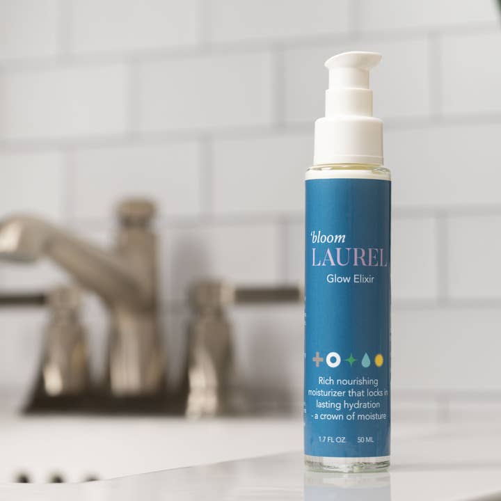 'bloom Laurel Glow Elixir for wholesale by WildBloom Skincare