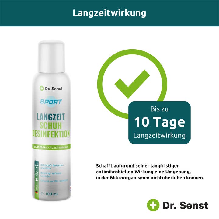 Dr. Senst Sport Schoen Desinfectiespray met Langdurige Werking 100 ml voor wholesale door Dr. Senst