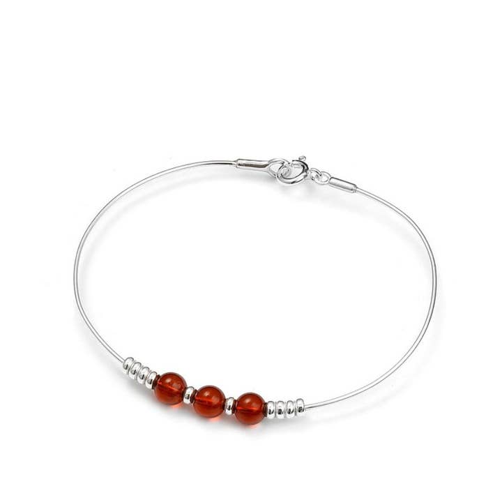 Bracciale rigido - Argento 925 e Ambra per la vendita all'ingrosso da parte di CocoonMe