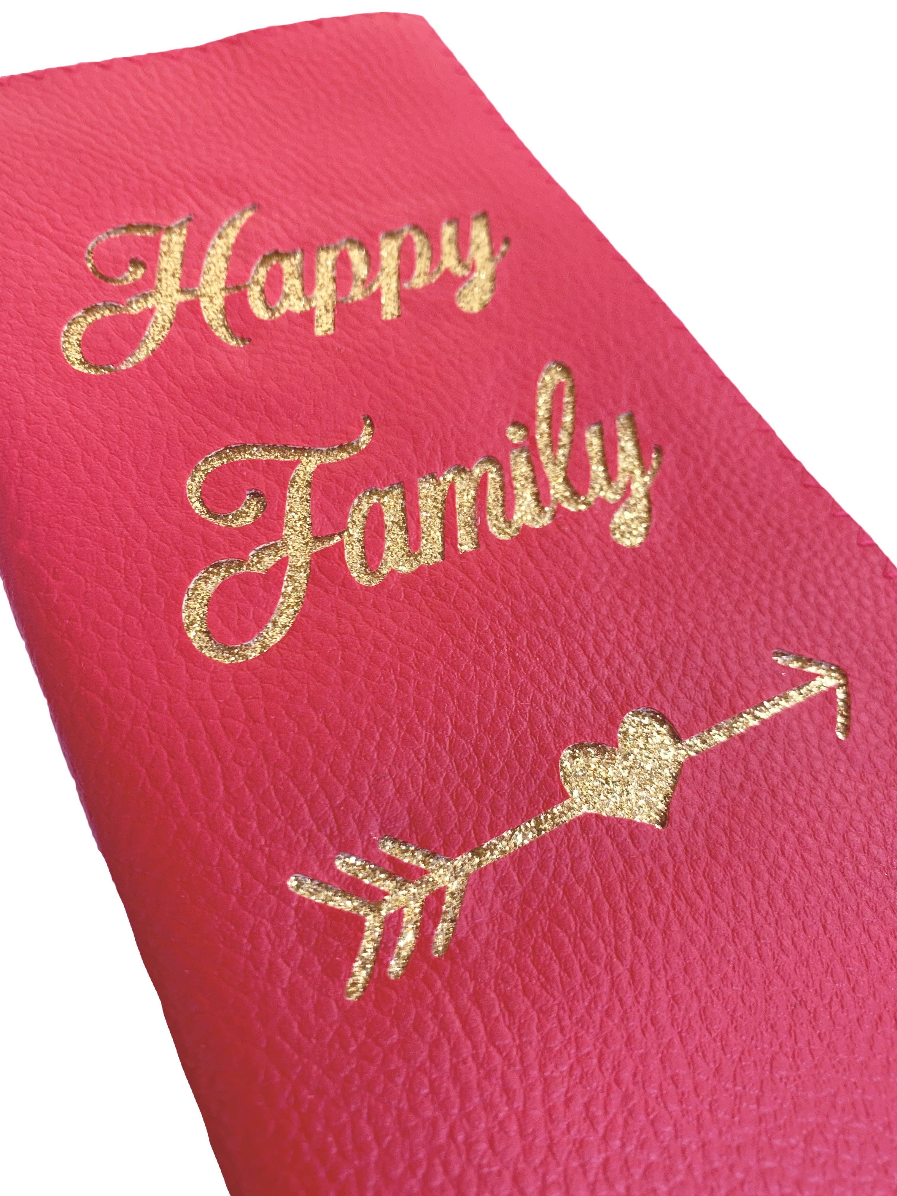 Crapaud Chou - Wholesale Book Cover - Happy Family Handmade Family Booklet Cover12
