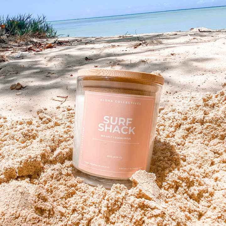 Aloha Collectives - Wholesale Jar/Filled Candle - Surf Shack
