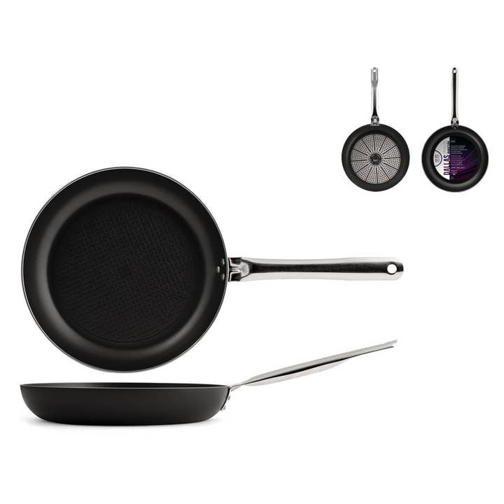 Dallas Pro Antihaftpfanne, Griff aus Stahl für den Großhandel von H&H