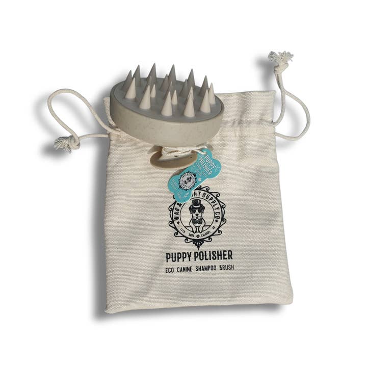 Wag & Bright Supply Co. - Wholesale Pet Brush - Cat/Dog - Puppy Polisher Eco Shampoo Brush