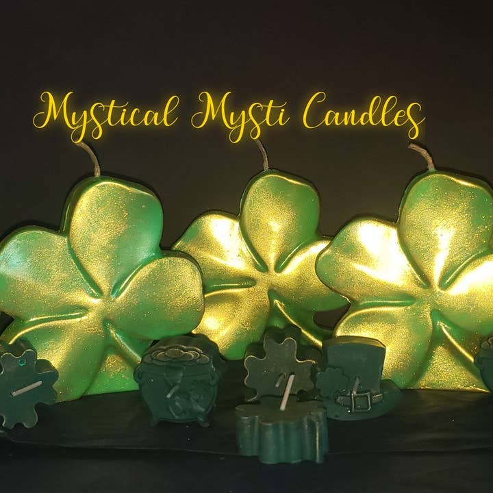 Shamrock Clover (large) -Wholesale for wholesale by Mystical Mysti Candles