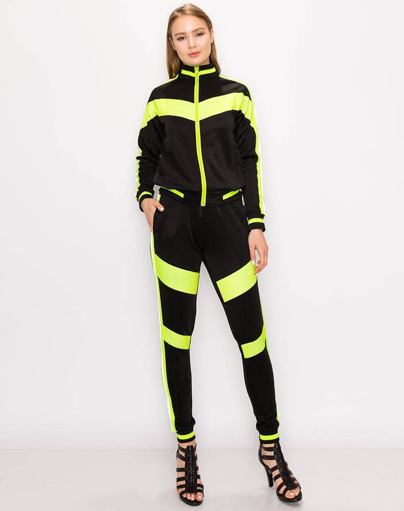Victorious - Wholesale Tracksuit - Women's - Women Reflective Track Suits Pre-Pack6