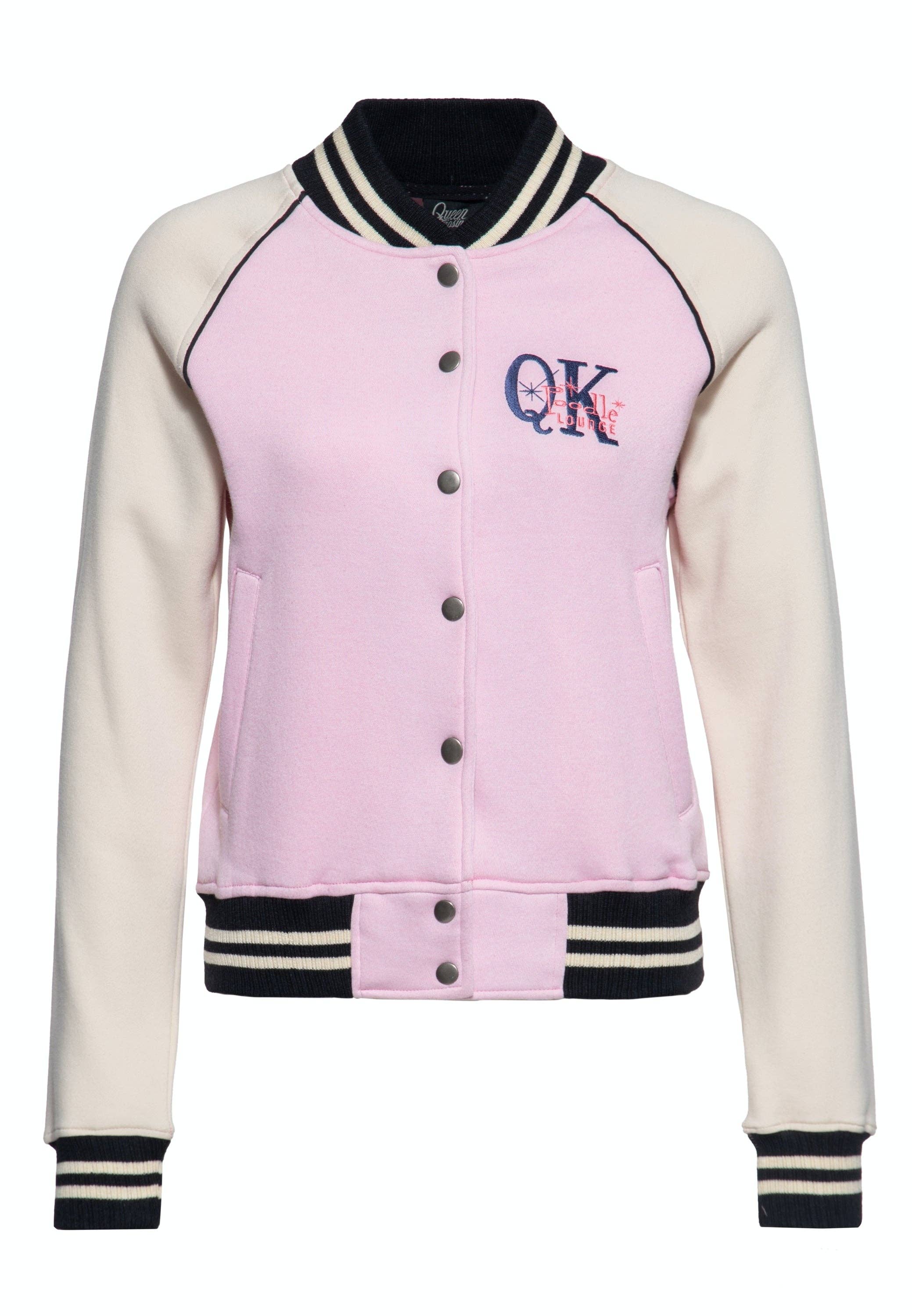 KING KEROSIN - Wholesale Varsity/Baseball Jacket - Women's - College sweat jacket “Poodle Lounge”12