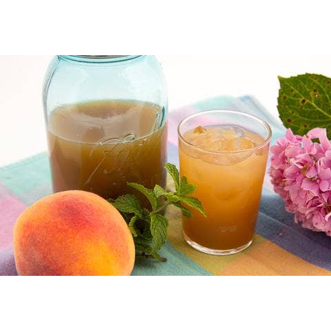 Sallie's Greatest - Wholesale Cocktail Mix/Syrup - 5 oz. Peach + Mint Simple Syrup6