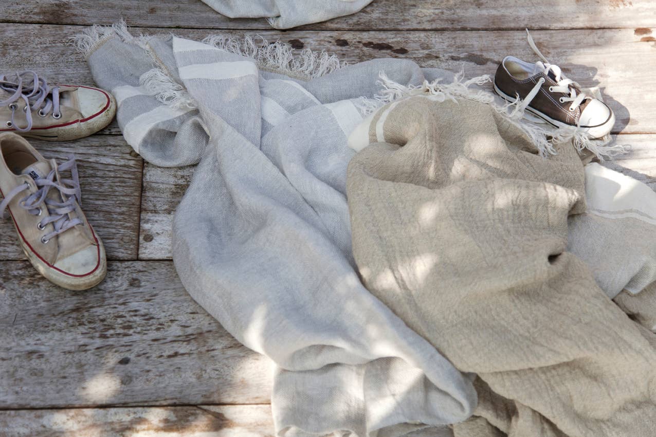 Libeco Home - Wholesale Throw Blanket - The Belgian Towel Fouta 110x180cm32