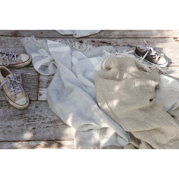 Libeco Home - Wholesale Throw Blanket - The Belgian Towel Fouta 110x180cm32