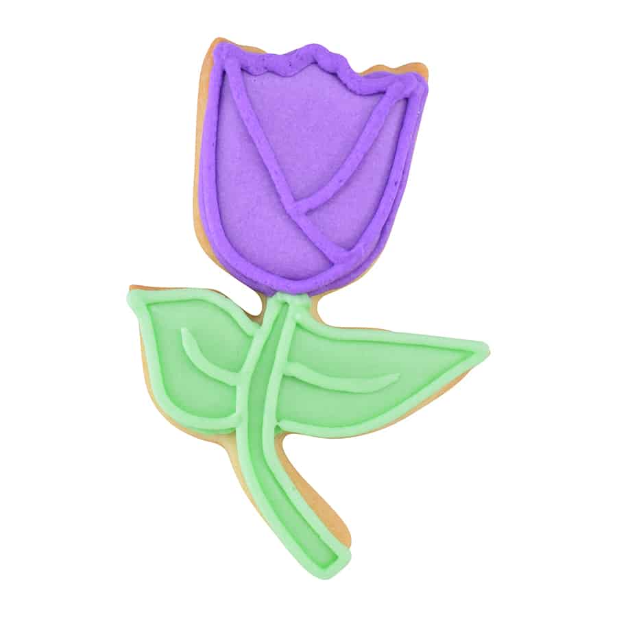 R&M International - Wholesale Cookie Cutter - Tulip Cookie Cutter (3.25")2