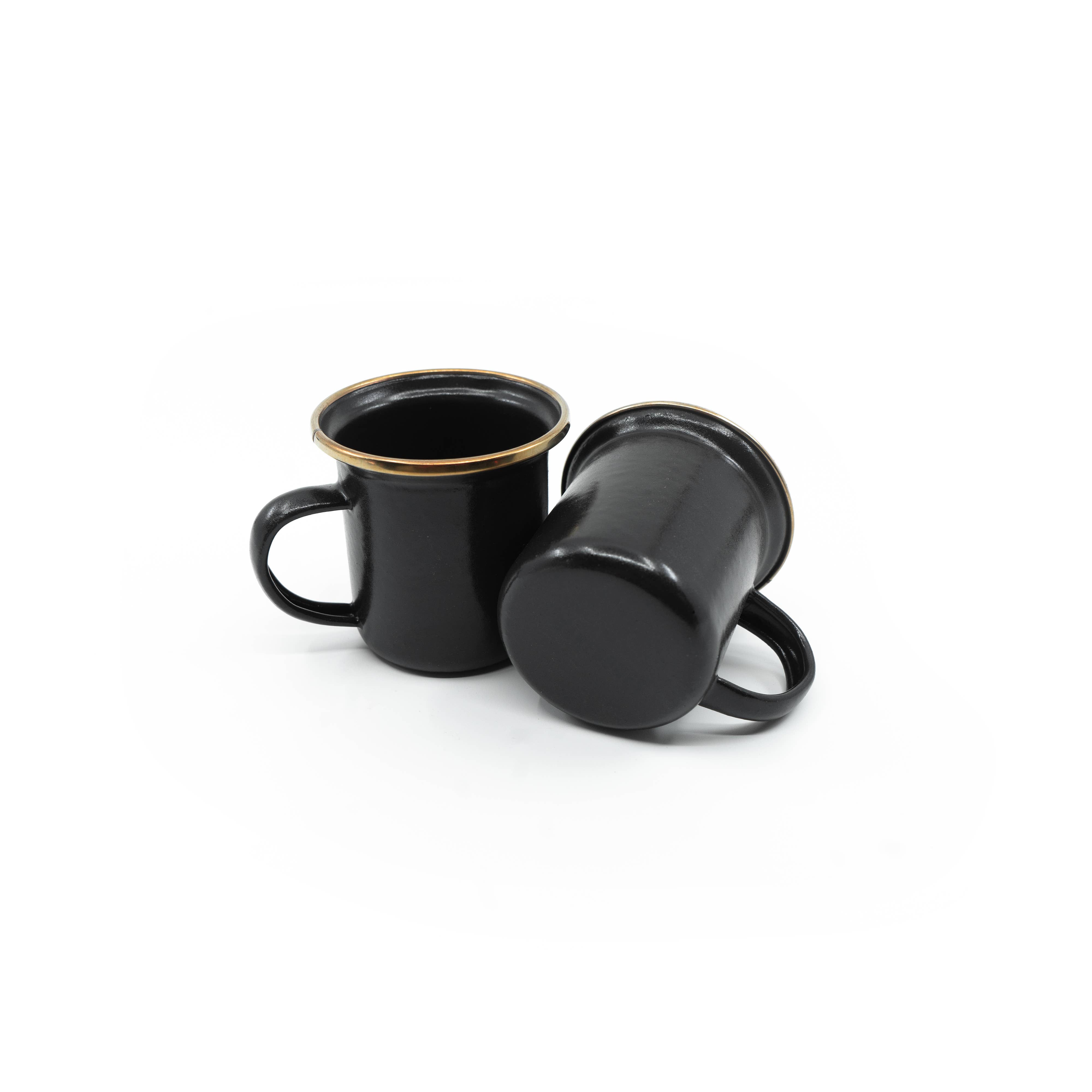 Barebones - Wholesale Coffee Mug - Enamel Espresso Cup (Set of 2)3