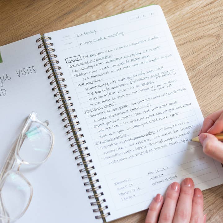 Church Notes Co. - Wholesale Notebook - Kraft Church Notes Bible Study Notebook