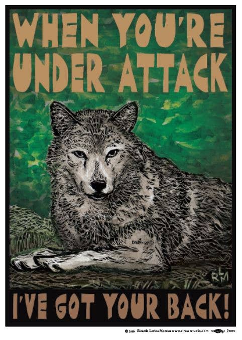 Ricardo Levins Morales Art Studio - Wholesale Stationery/Notecard Set - Conscious Critters Card Pack - Set of 1211