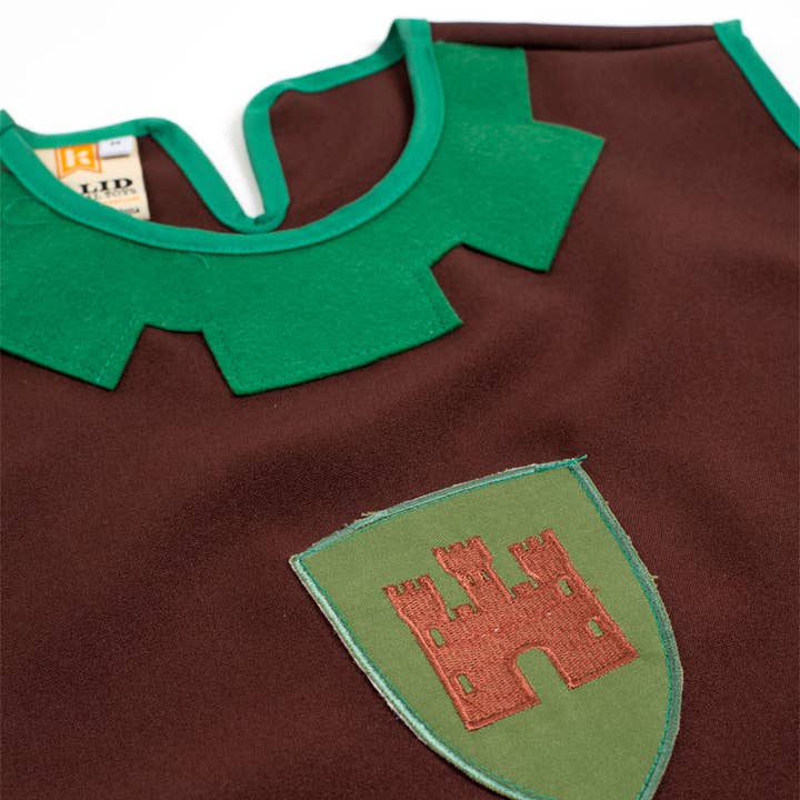 KALID MEDIEVAL - Venta al por mayor Disfraz - Niños - TABARDO KAMELOT MARRÓN - ST816, ST817, ST818