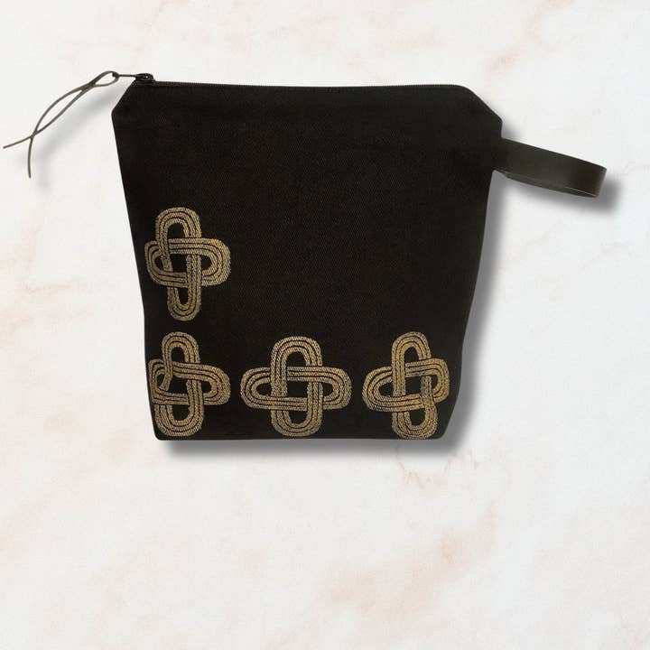 Stor herrnecessär i canvas med läderhandtag för wholesale av Raina Atelier