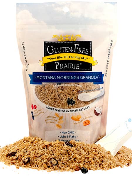 Montana Mornings Granola for wholesale by Gluten Free Prairie LLC