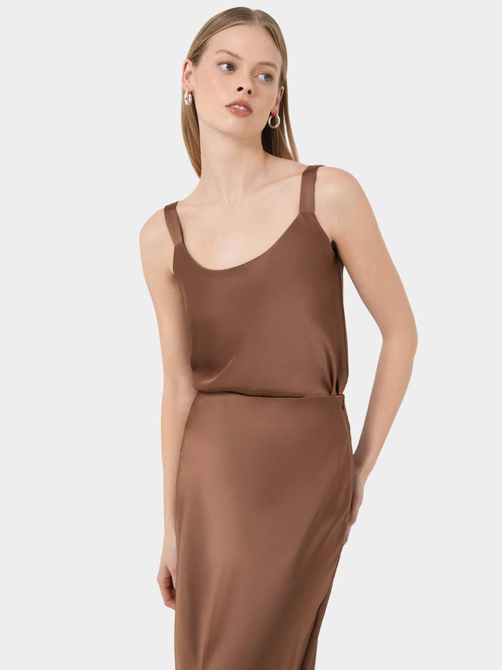 Forcast - Wholesale Camisole – Women′s - Forcast Women's Kalena Satin Cami Top6