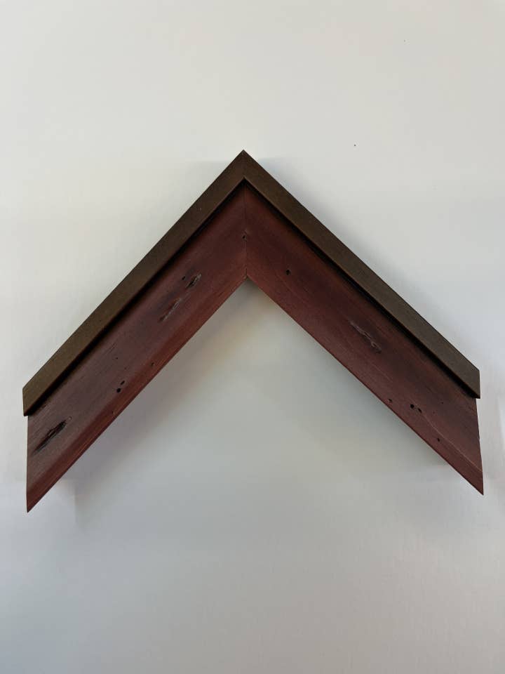 911603 Rustik ram i massivt trä 1-3/4-tums med körsbärspanel för wholesale av West Coast Frames LLC