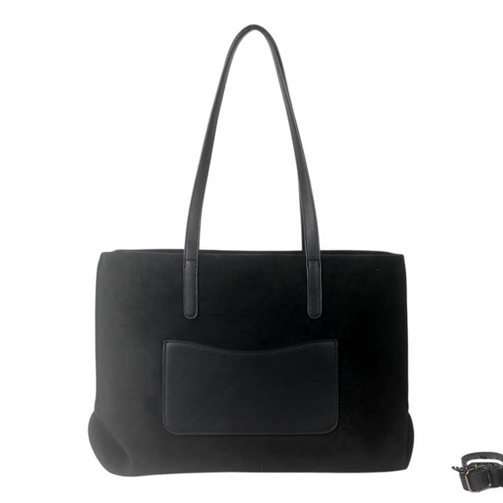 MIA LAROUGE - Wholesale Shoulder Bag - Women's - SUEDE SHOULDER BAG.