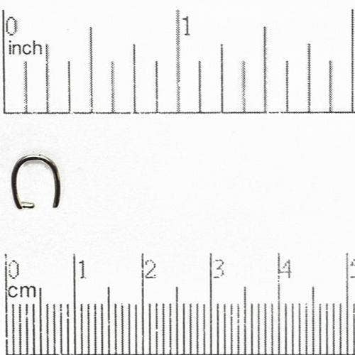 Continental Beads - Wholesale Individual Charm/Pendant - 9mm x 5mm Pinch Bail - Available in Multiple Finishes - Made of Brass - Sold by the Piece - PB6006