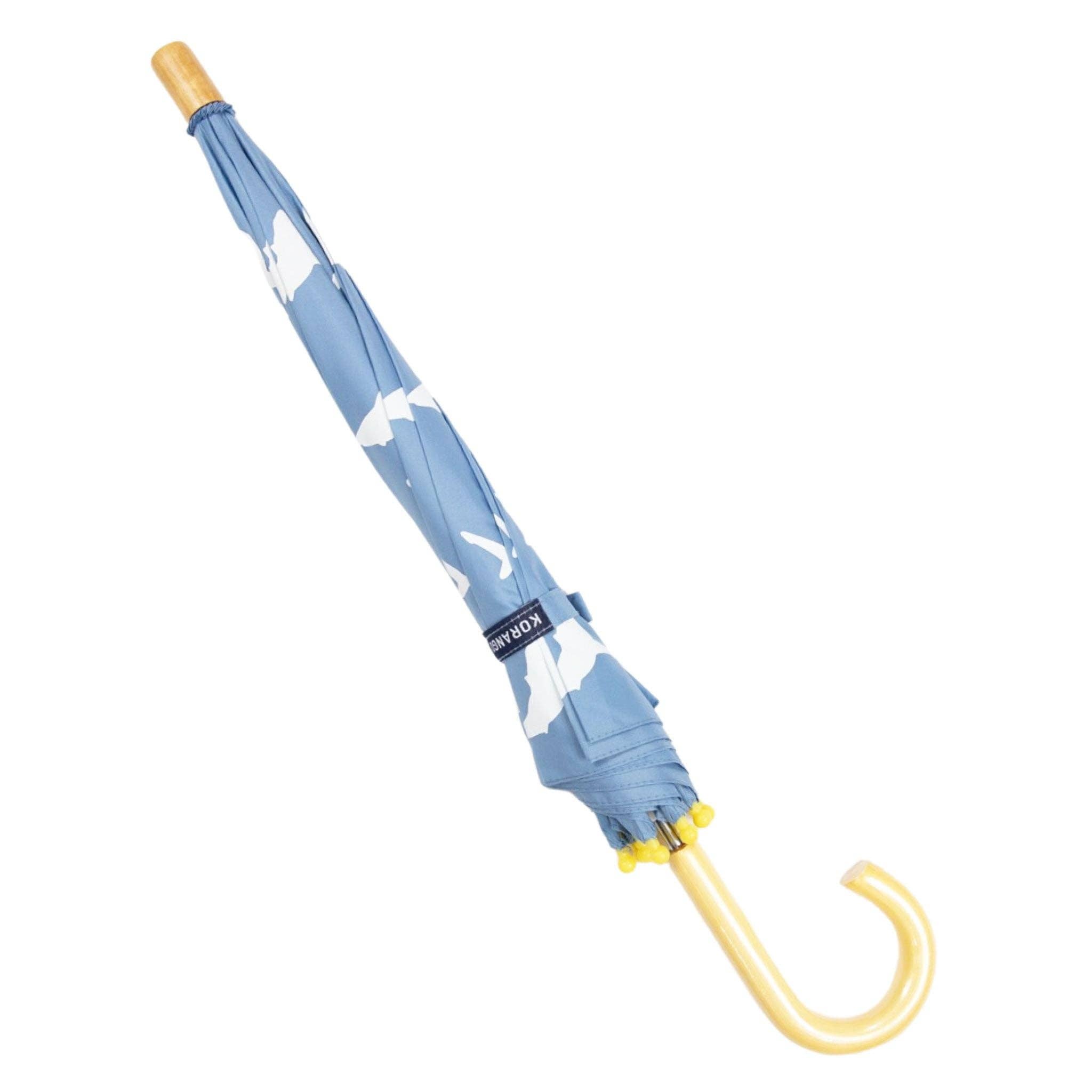 Korango Australia - Wholesale Paraplu - kinderen - Kleurveranderende paraplu met haai-print blauw6