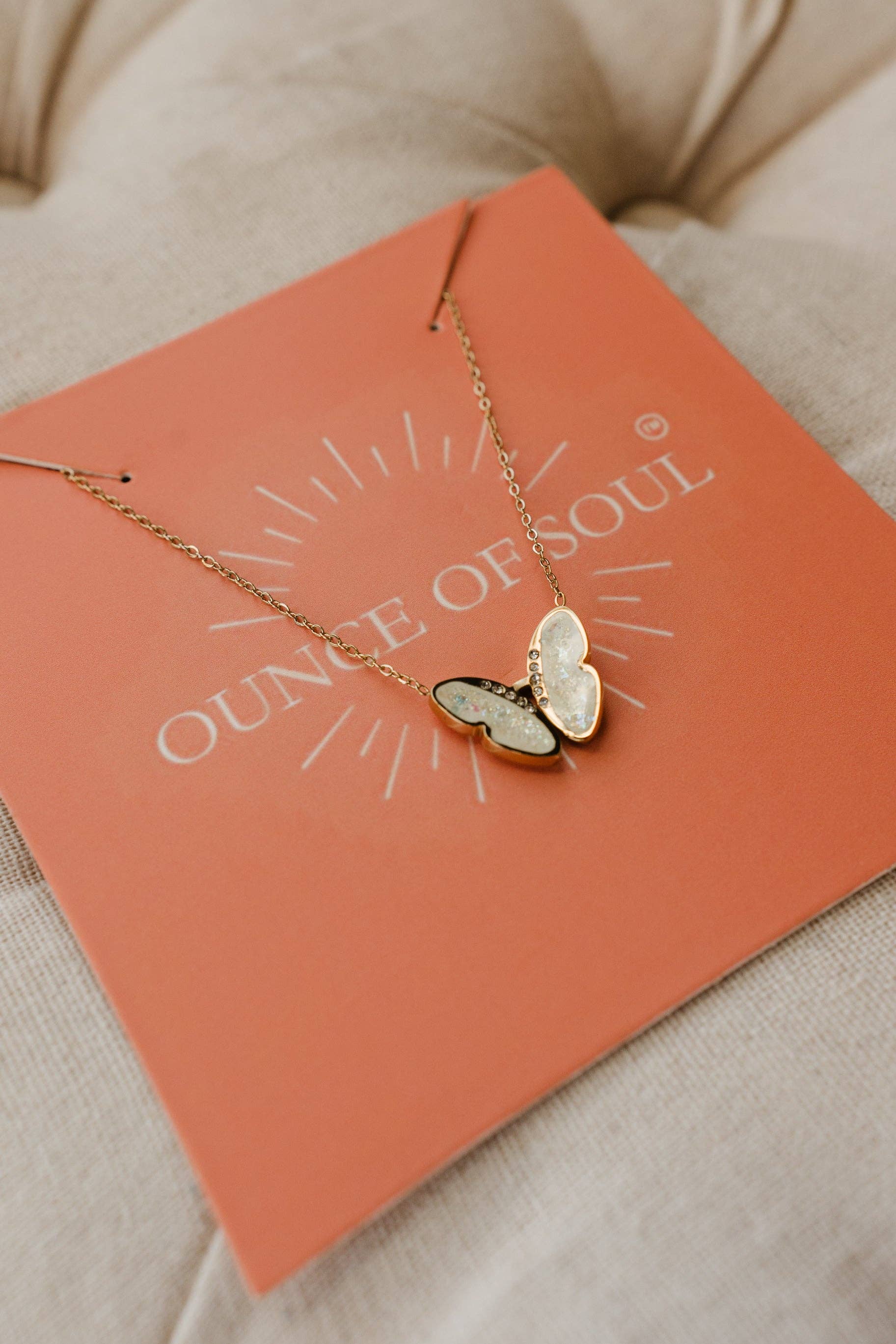 Ounce of Soul - Wholesale Pendant/Charm Necklace - Butterfly Necklace2