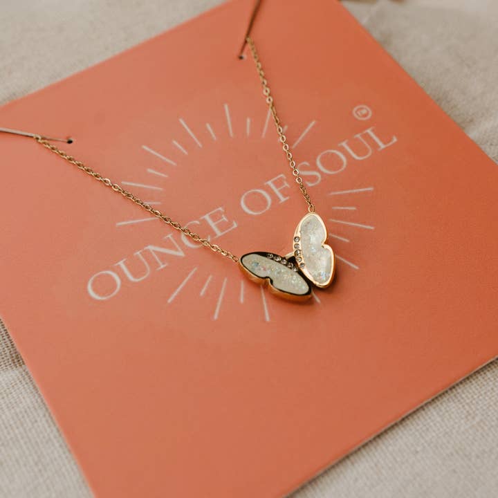 Ounce of Soul - Wholesale Pendant/Charm Necklace - Butterfly Necklace2