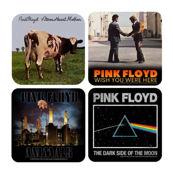 Pink Floyd Coasters - Set of 4 for wholesale by MID-SOUTH PRODUCTS