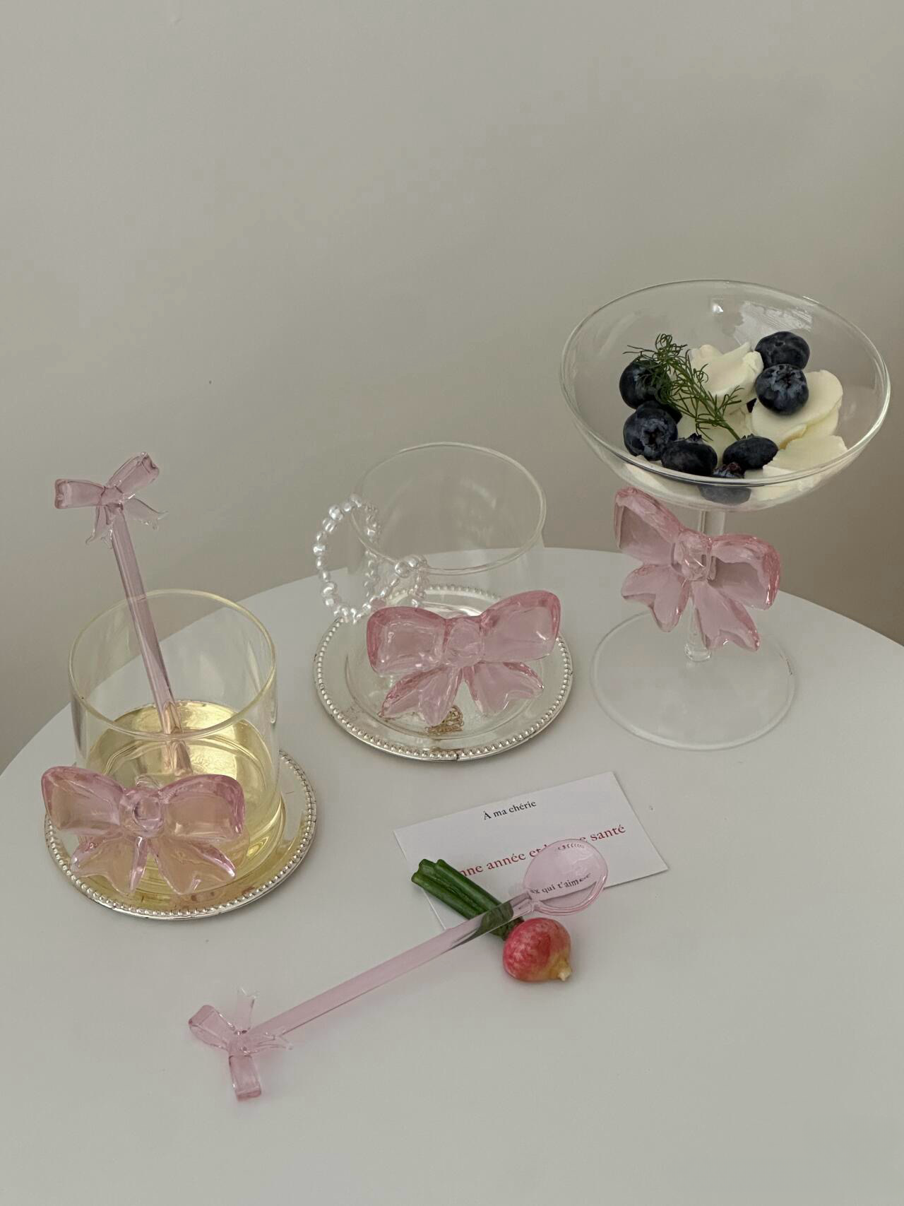 INSPECIAL HOME – wholesale Cocktail/liquor glass – Handmade Cute Elegant Bow Cocktail Wine Glass Case Of 84