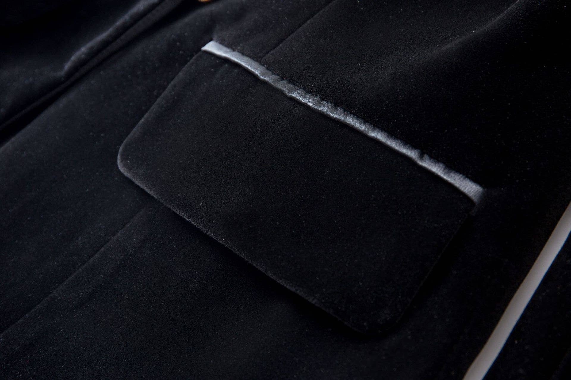 Productseeker – Engroshandel Blazer - Dame – BL032 Elegant Velvet Slim Fit blazer til kvinder5