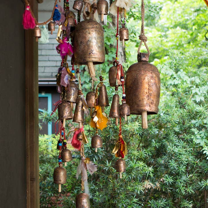 Matr Boomie Fair Trade - Wholesale Bell - XL Rustic Noah Cow Bell Wind Chime - Hand Tuned1