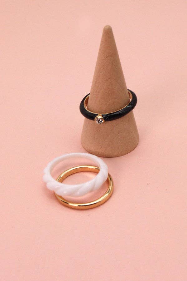 JOSSLYN by wall to wall – Großhandel Schmucksets – EPOXID-RINGSATZ | 31R220173