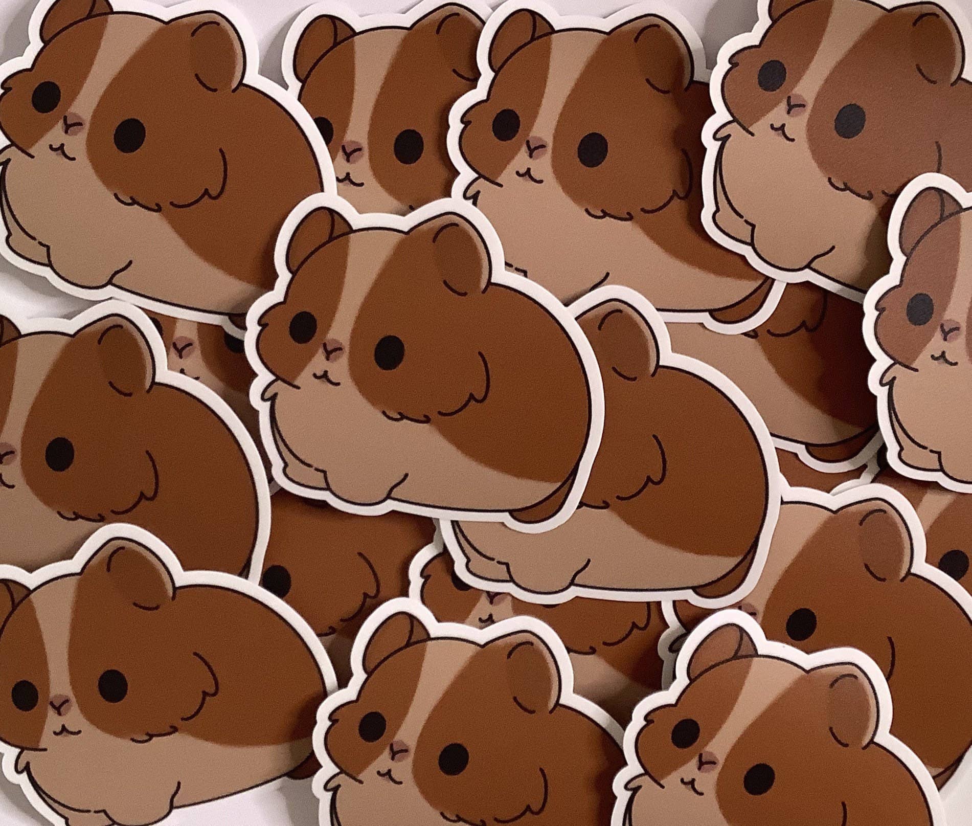 LilAmericanPunk - Vente Autocollant - Autocollant aux pacanes et au cochon d'Inde0