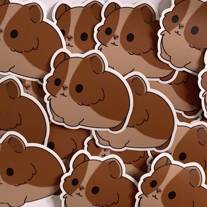 LilAmericanPunk - Vente Autocollant - Autocollant aux pacanes et au cochon d'Inde