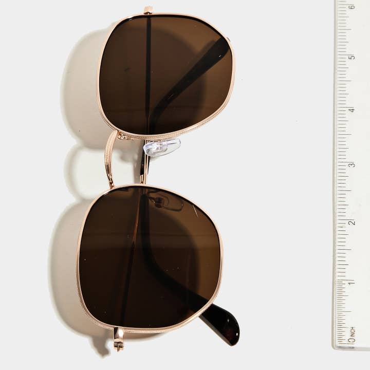 MULTI Twelve Piece Thin Metallic Frame Fashion Sunglasses for wholesale on Faire