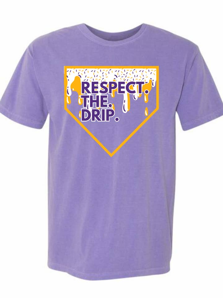 Respect The Drip - Baseball Tee for wholesale by Mudbugs BTQ