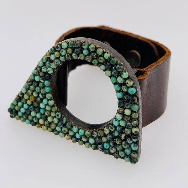 Eckiges modernes Armband mit offener Mittelseite für den Großhandel von Rebel Designs Accessories