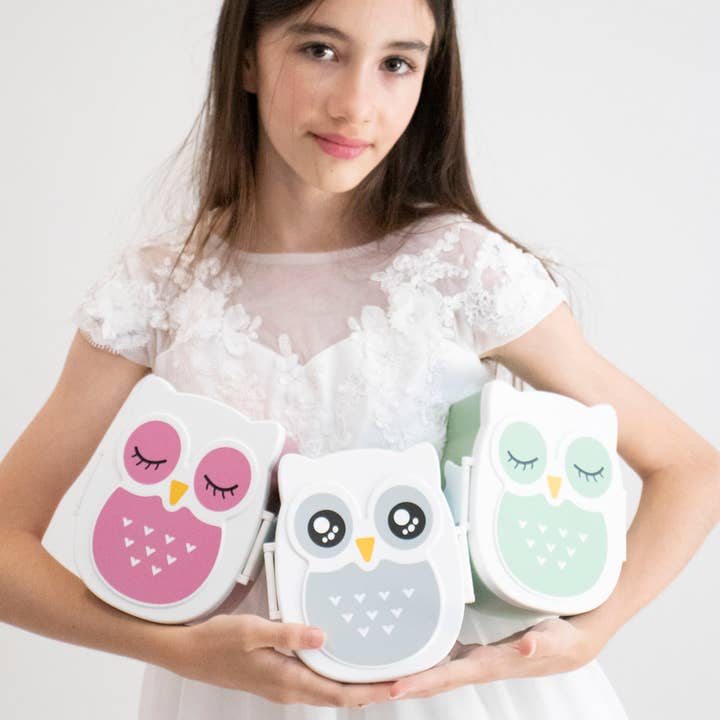 Yuko B – wholesale Lunch bag/box – Kids – Bento box - Blue Owl - BPA free10