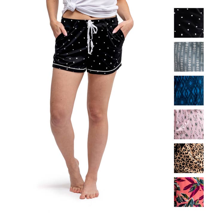 DM Merchandising - Wholesale Lounge shorts – Women's - Hello Mello® Breakfast In Bed Lounge Shorts Open Stock5