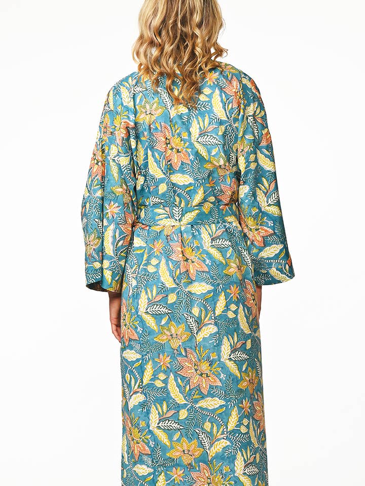 Sevya Handmade - Wholesale Robe - Women's - Lalita Block Print Kimono Robes6