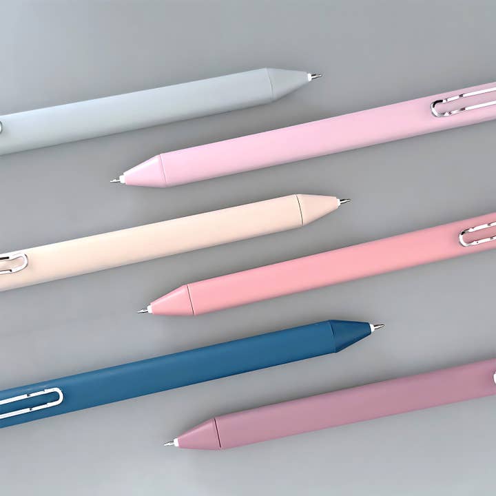 Wrapables.com - Wholesale Pen - Wrapables Retractable Black Ink Gel Pens, 0.5mm (Set of 6)26